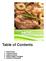 Table of Contents. Beef Entrees Chicken Entrees Seafood Entrees Soups, Salads, & Veggies Desserts & Beverages