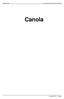 Canola. Canola 2011 v1 Page 1