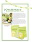 Porch Party. Summer Sips and Bites Booklet