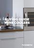 BUYING GUIDE WINE COOLERS FIND THE RIGHT WINE COOLER FOR YOU