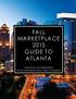 FALL MARKETPLACE 2015 GUIDE TO ATLANTA. Restaurant and Sightseeing Recommendations From Nancy Southgate