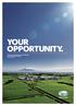 YOUR OPPORTUNITY. FONTERRA SHAREHOLDERS FUND PROSPECTUS AND INVESTMENT STATEMENT