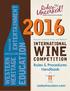 HOUSTON LIVESTOCK SHOW AND RODEO 2016 INTERNATIONAL WINE COMPETITION