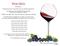 Wine Menu. Dear guest, Pairing wine with food enhances your dining experience