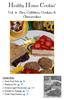 Healthy Home Cookin. Vol. 4 - Pies, Cobblers, Cookies & Cheesecakes. Cover Key