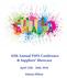 45th Annual FSPA Conference & Suppliers Showcase. April 25th - 28th, Atlanta Hilton