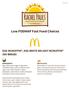 Low FODMAP Fast Food Choices
