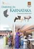 Dairying In. National Dairy Development Board Karnataka. A Statistical Profile 2015