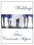 Weddings. by the Hilton. Cincinnati Airport