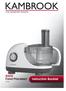 850W Food Processor KFP95. Instruction Booklet