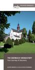 THE EBERBACH MONASTERY. Your Journey of Discovery KLOSTER EBERBACH, D ELTVILLE IM RHEINGAU