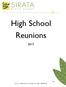 High School Reunions