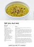 Split pea daal soup. Ingredients. Method. Serves 4 6