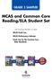 MCAS and Common Core Reading/ELA Student Set