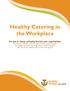Healthy Catering in the Workplace