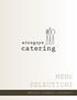MENU SElEctioNS off-site catering contract