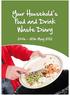 Your Household s Food and Drink Waste Diary. 24th - 30th May 2012