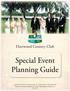 Deerwood Country Club. Special Event Planning Guide