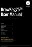 BrewKeg25 TM User Manual