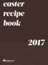 easter recipe book 2017