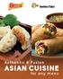 Authentic & Fusion ASIAN CUISINE. for any menu