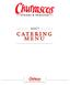 2017 CATERING MENU. churrascos.com