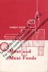 .Meat Foods.  THIS PUBLICATION IS OUT OF DATE. For most current information: FAMILY FOOD.