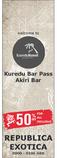 welcome to Kuredu Bar Pass Akiri Bar FOR ALL INCLUSIVE REPUBLICA EXOTICA HRS