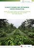 CLIMATE CHANGE AND VIETNAMESE COFFEE PRODUCTION