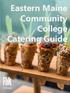 Eastern Maine Community College Catering Guide