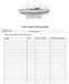 Yacht Charter Preference Sheet