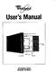 User s Manual. I Defrost guide Door latches MICROWAVE OVENS MSI040XY MSI065XY. Control panel. Glass tray