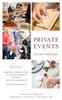 PRIVATE EVENTS EATALY CHICAGO. From two to 1,200 guests Cooking Classes + Private Dinners + Wine Tastings + More
