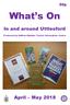 50p. What s On. In and around Uttlesford. Produced by Saffron Walden Tourist Information Centre