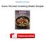 Joon: Persian Cooking Made Simple Ebooks Free
