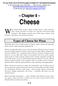 For your review, this is the first five pages of Chapter 8 of The Original Encyclopizza. Chapter 8 Cheese