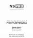 Published by the National Society for Phenylketonuria (United Kingdom) Limited A company limited by guarantee and registered as a charity