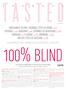 100% BLIND. by MARKUS DEL MONEGO & ANDREAS LARSSON TWO BEST SOMMELIERS OF THE WORLD TASTE BLIND. # 05 / June 2012