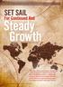 Steady Growth. For Continued And