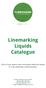 Linemarking Liquids Catalogue