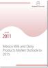 Mexico Milk Cow Numbers and Milk Production per Cow,