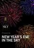 NEW YEAR S EVE IN THE SKY