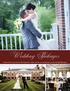 Wedding Packages. Charter Oak Country Club 394 Chestnut St., Hudson, MA x610