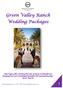 Green Valley Ranch Wedding Packages