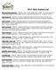 2011 Herb Variety List