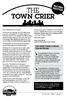 The Town Crier SECOND EDITION. Top news from across
