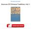 Sources Of Chinese Tradition, Vol. 1 Free Pdf Books