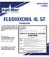 FLUDIOXONIL 4L ST. Fungicide SPECIMEN LABEL. ALBAUGH, INC NE 36th Street Ankeny, Iowa KEEP OUT OF REACH OF CHILDREN CAUTION FIRST AID