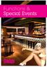 Functions & Special Events