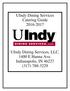 UIndy Dining Services Catering Guide UIndy Dining Services, LLC E Hanna Ave. Indianapolis, IN (317)